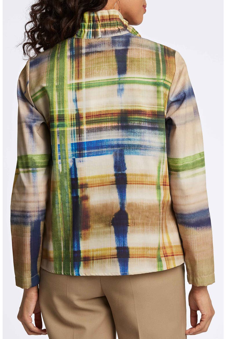 Carolina Painterly Stripe Cotton Button-Up Shirt, Alternate, color, BLUE MULTI
