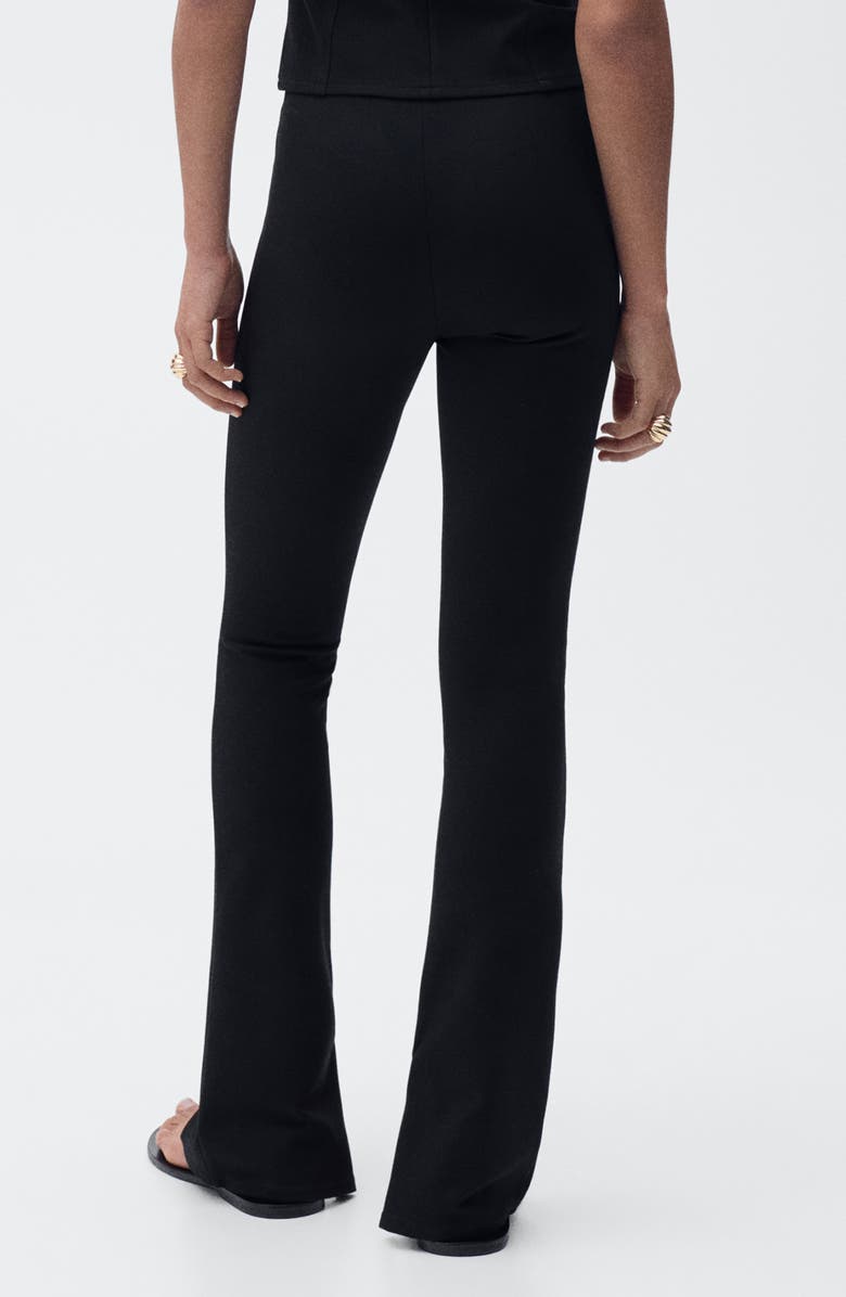 MANGO Slit Hem Skinny Pants, Alternate, color, 