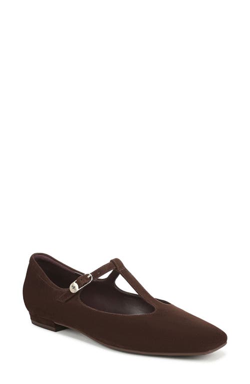 27 Edit Naturalizer Bella T-strap Flat In Brown