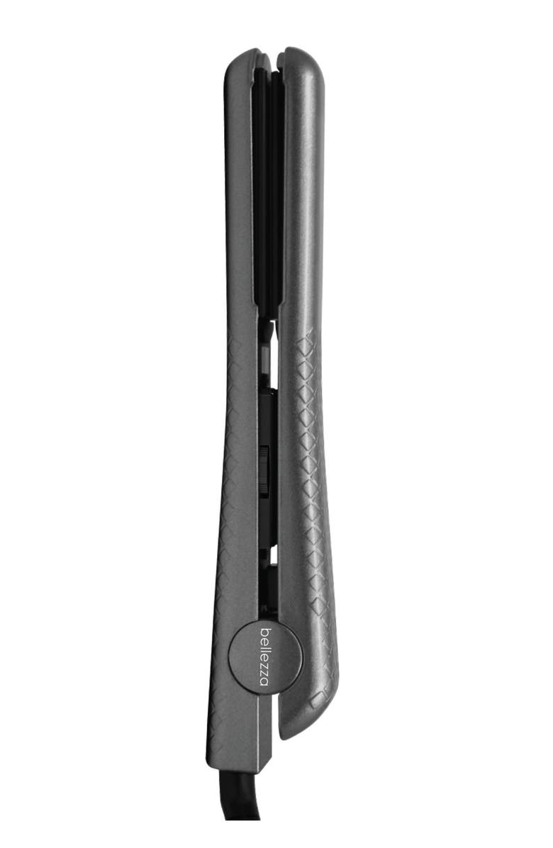BELLEZA Lux Beauty Solid Ceramic Ionic & Fair-Infrared Technology Flat Iron, Main, color, Titanium