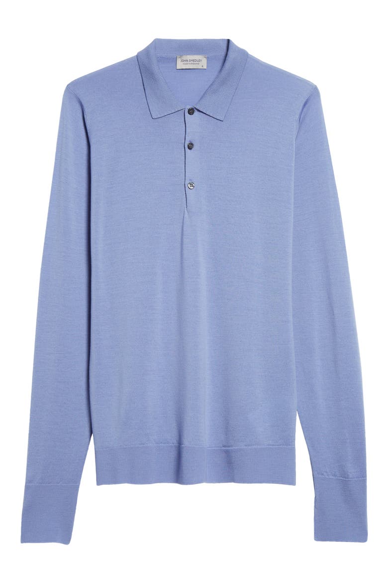 Cotswold Wool Polo Sweater, Alternate, color, WINTER VIOLET