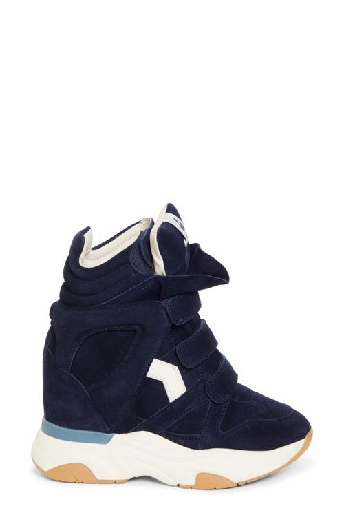 Isabel Marant Balskee Wedge Sneaker In Purple
