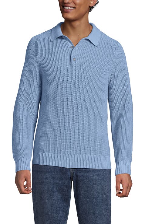 Long Sleeve Drifter Polo Sweater