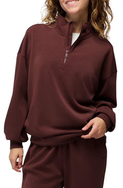 Shea Soft Relaxed Half Zip Pullover