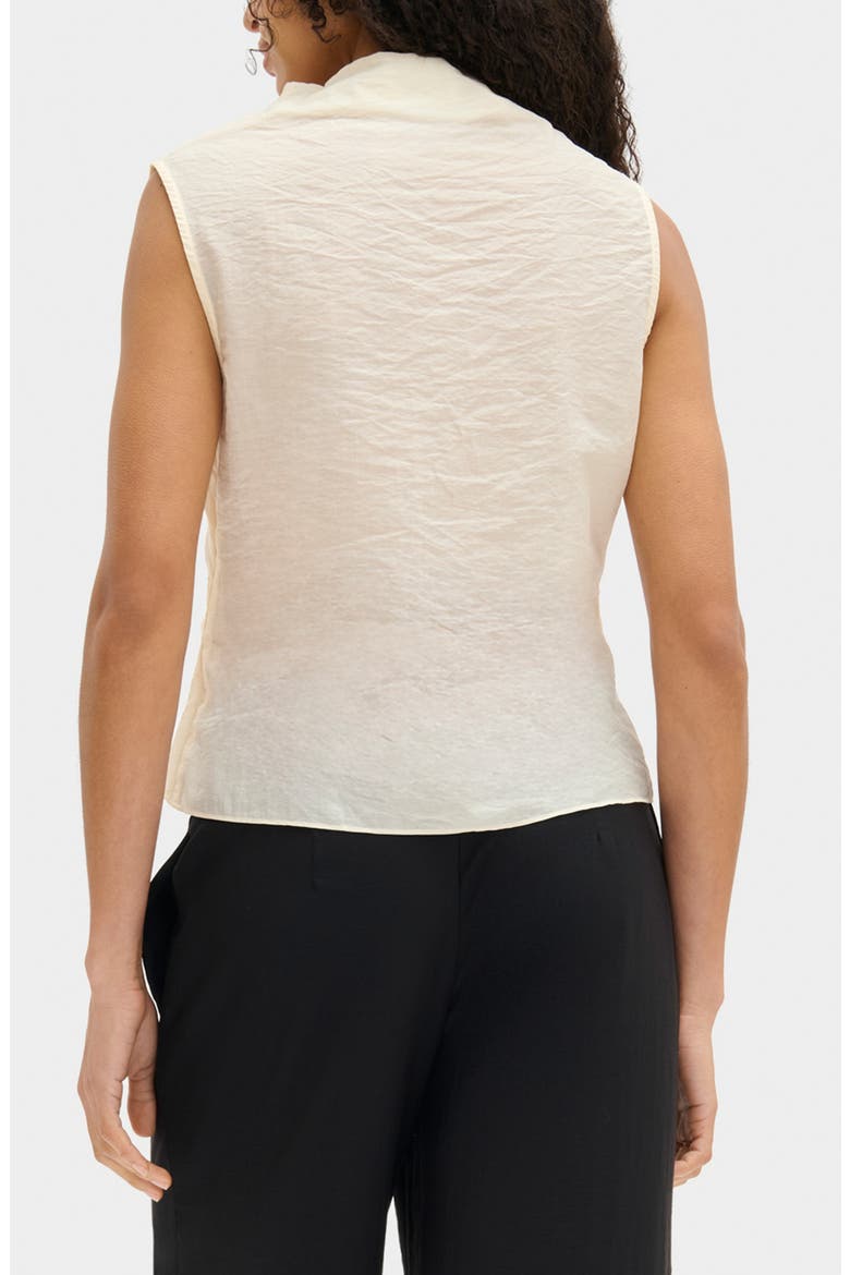 Dana Cowl Neck Sleeveless Top, Alternate, color, WHITE