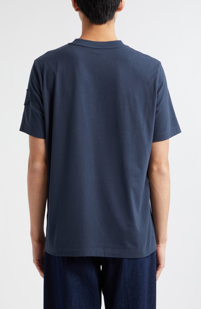 Moncler Embroidered Logo T-Shirt, Alternate, color,