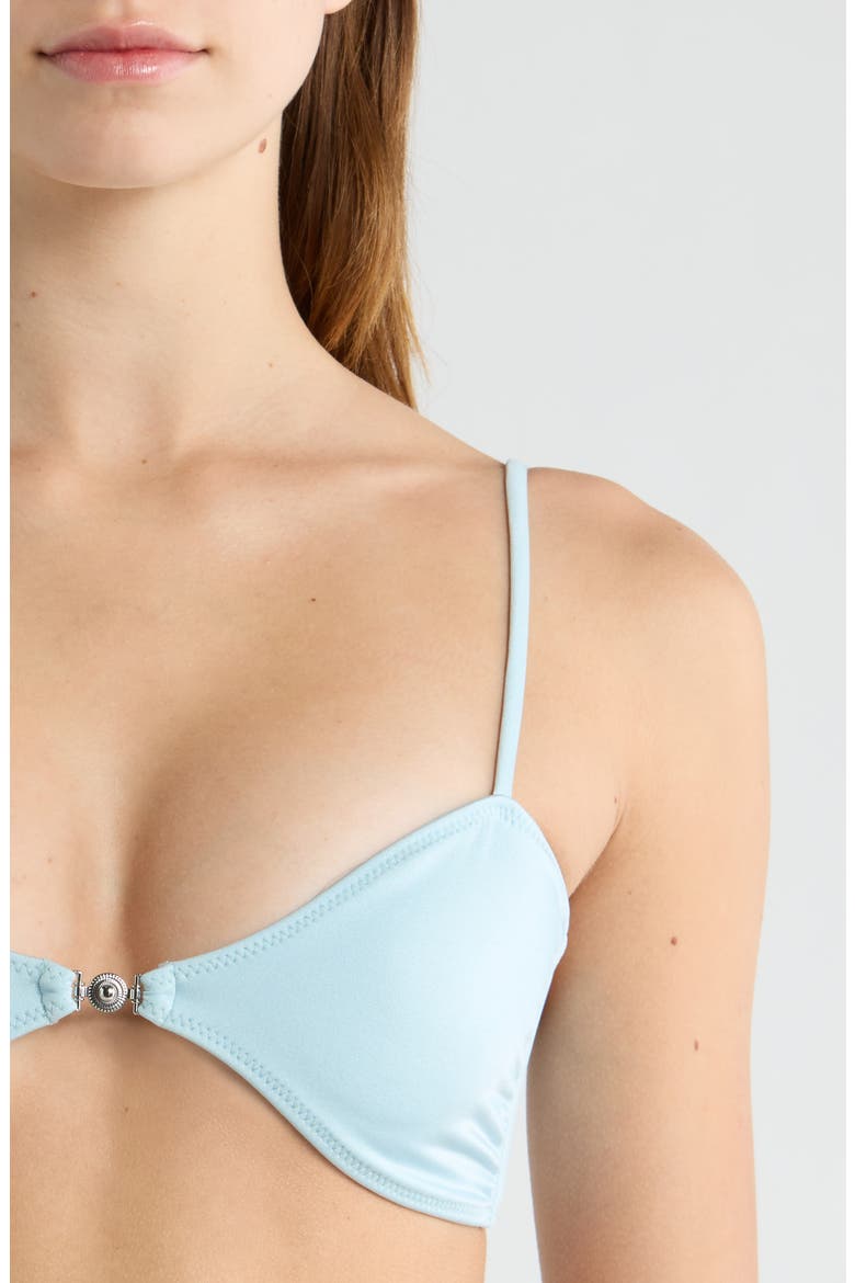 Brea Shine Bralette Bikini Top, Alternate, color, BLUE