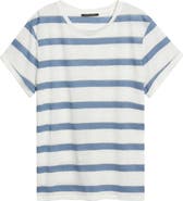 KOBI HALPERIN Kendall Stripe Linen T-Shirt