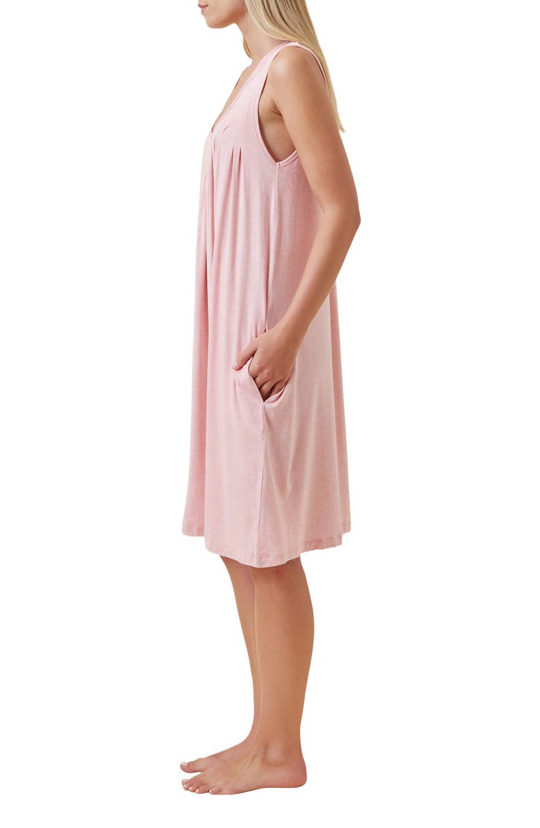 Papinelle Pleated Chemise, Alternate, color, Papinelle Pink