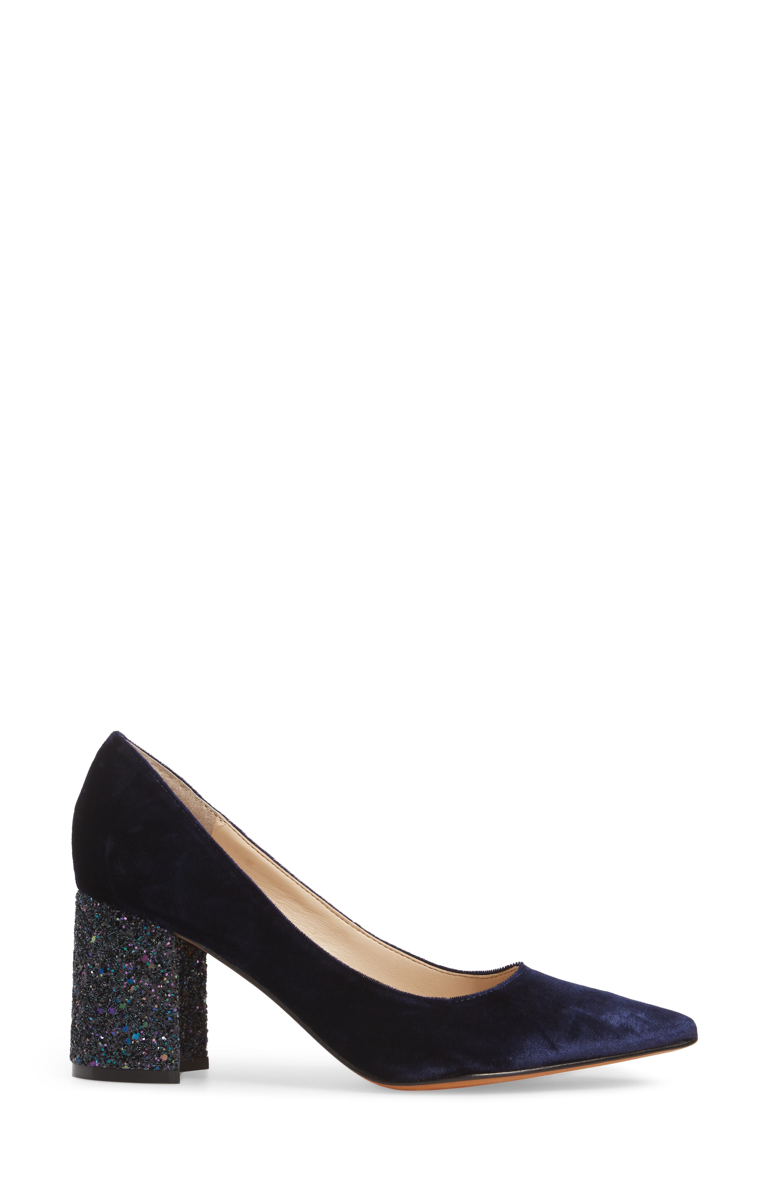 Zack Pump, Alternate, color, DARK BLUE VELVET