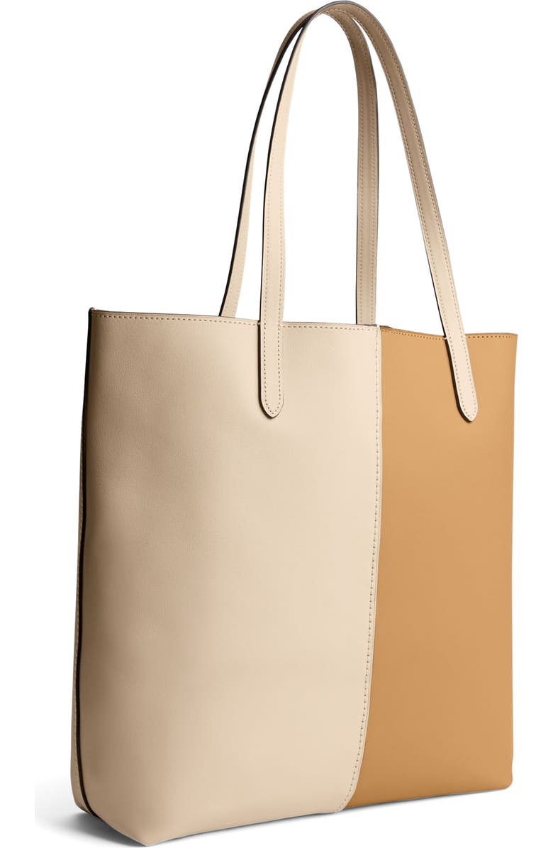 COACH North Colorblock Leather Tote, Alternate, color,
