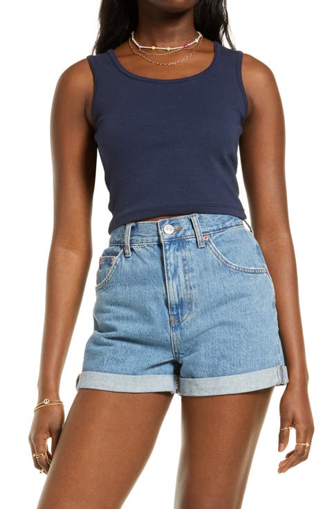 Classic Rib Crop Tank