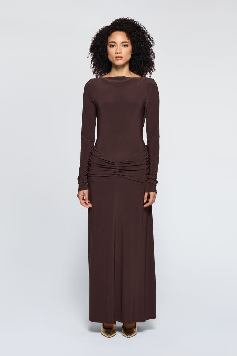 Bo Dress, Main, color, Brown