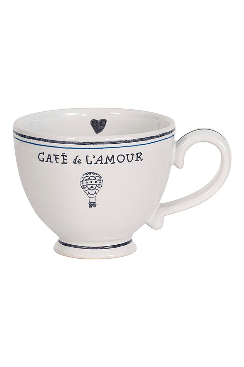 L'Amour Toujours 16-Piece Dinnerware Place Setting, Alternate, color, WHITEWASH/BLACK