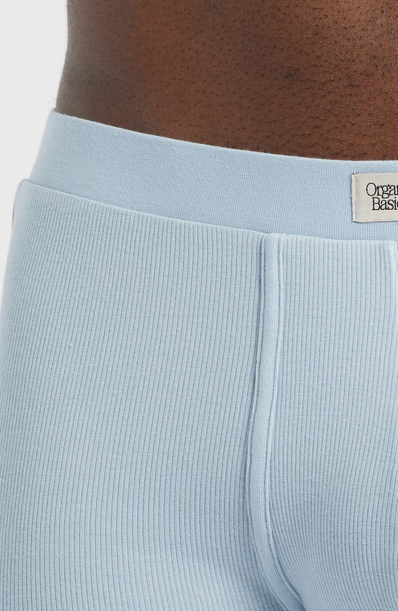 Organic Basics Icon 3-Pack Rib Stretch Cotton Trunks, Alternate, color, Grey / Cloudy Blue / Walnut