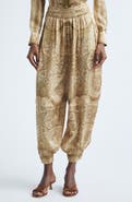 Zimmermann Kindred Spirit Luna Silk Satin Harem Pants