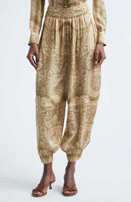 Kindred Spirit Luna Silk Satin Harem Pants
