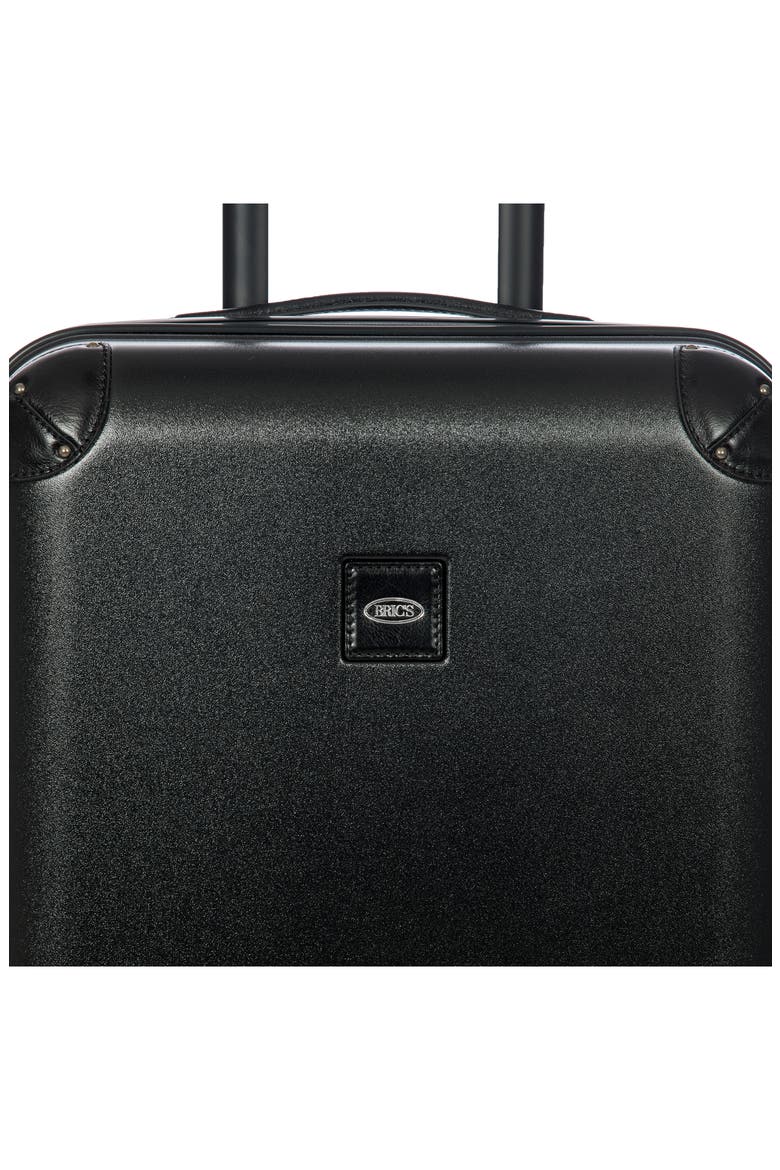 Amalfi 21" Carry-On Spinner Suitcase, Alternate, color, BLACK/ BLACK
