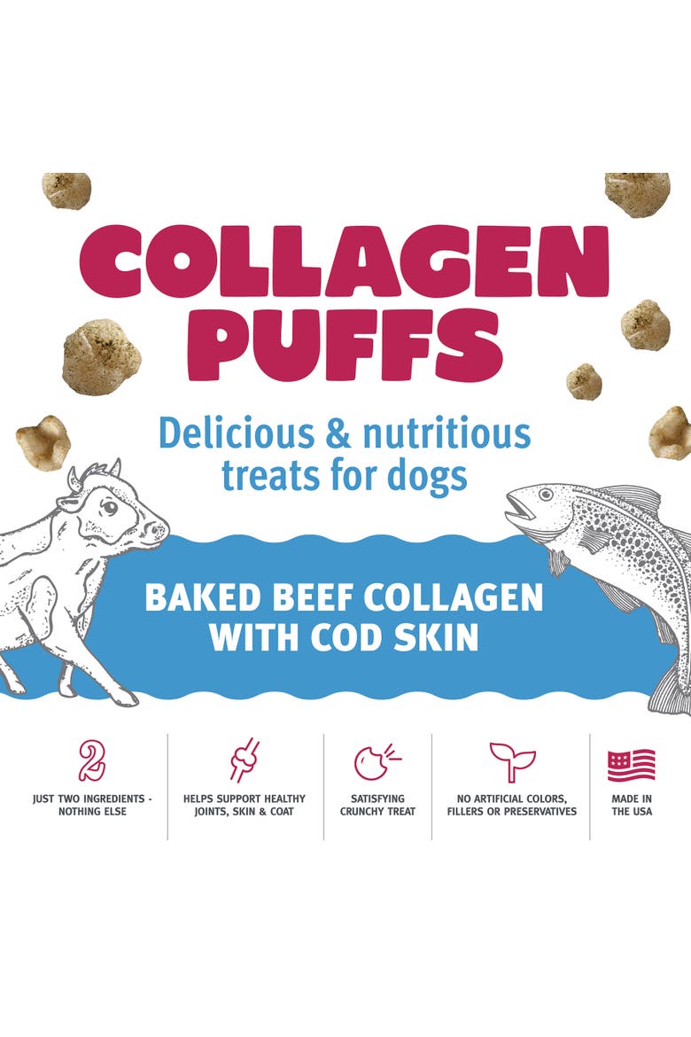 Baked Beef Collagen With Cod Skin 1.3Oz Small Dog Treats, Alternate, color, Brown