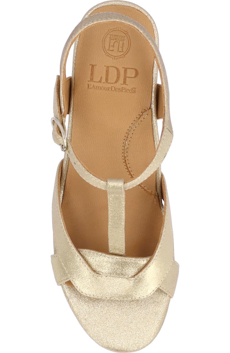 L'Amour des Pieds Mabry T-Strap Sandal, Alternate, color,