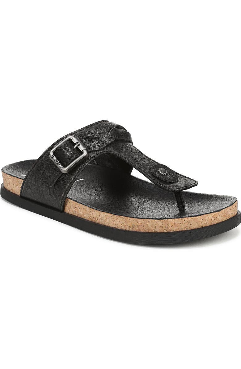 Blowfish Malibu Lakeshore Slide Sandal, Main, color, Black Faux Leather
