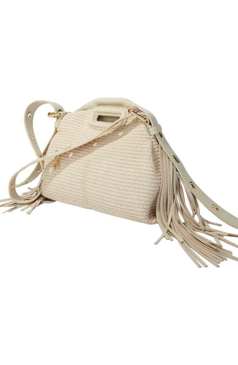 maje Raffia effect Miss M Mini bag, Main, color,