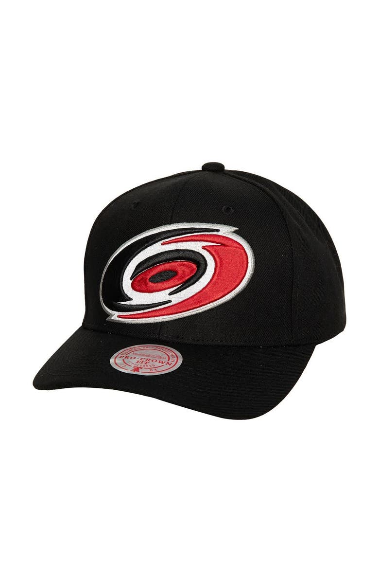Mitchell & Ness Men's Mitchell & Ness Black Carolina Hurricanes Core Team Ground Pro Adjustable Hat, Main, color, Black