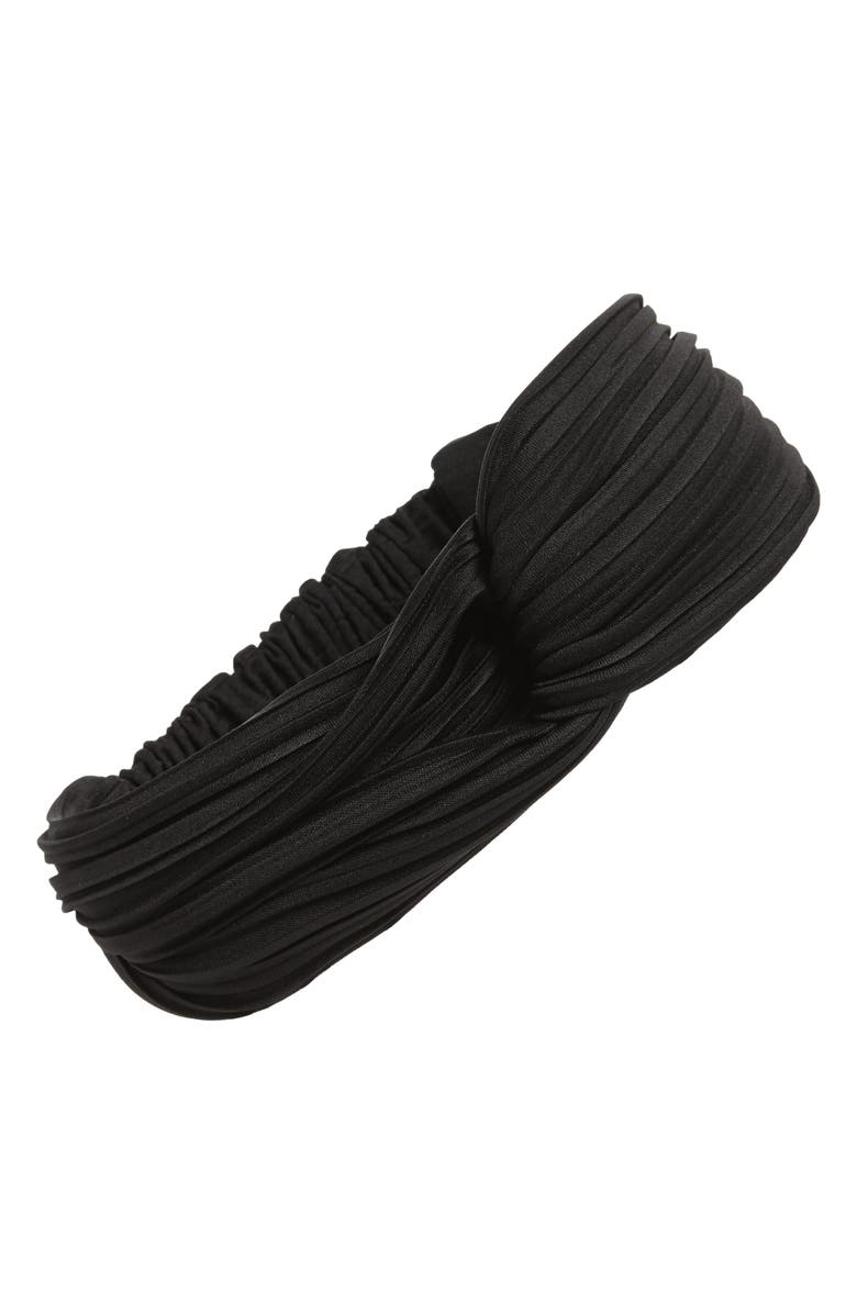 Cara Pleated Head Wrap, Main, color, 