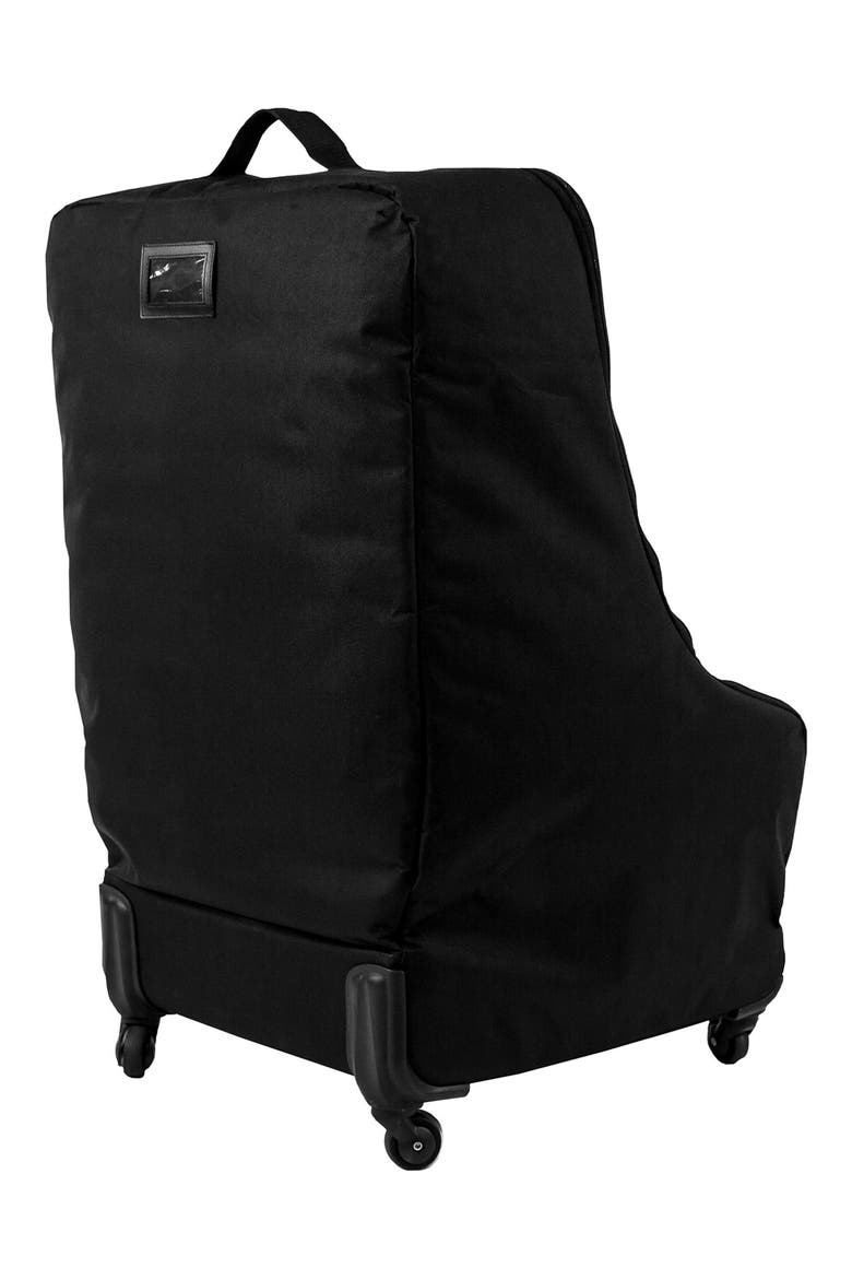 Spinner Wheelie Deluxe Car Seat Travel Bag, Alternate, color, BLACK