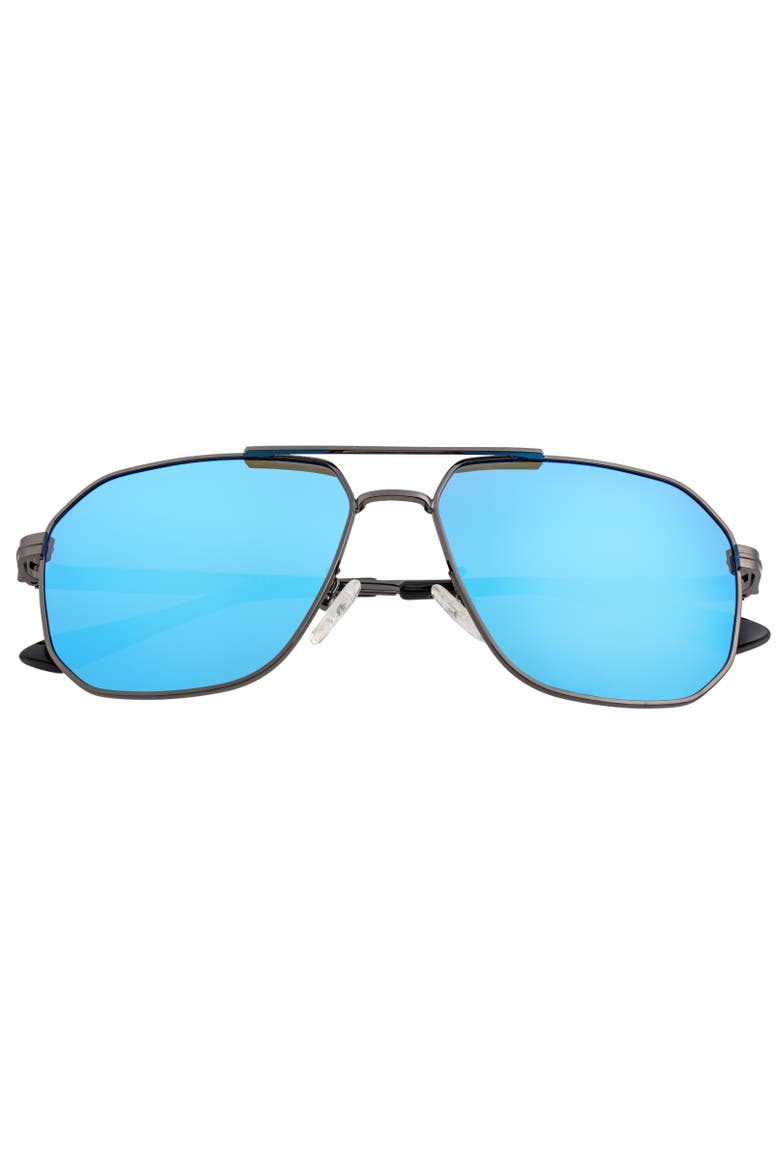 Norma Polarized Sunglasses, Alternate, color, Gunmetal/Blue