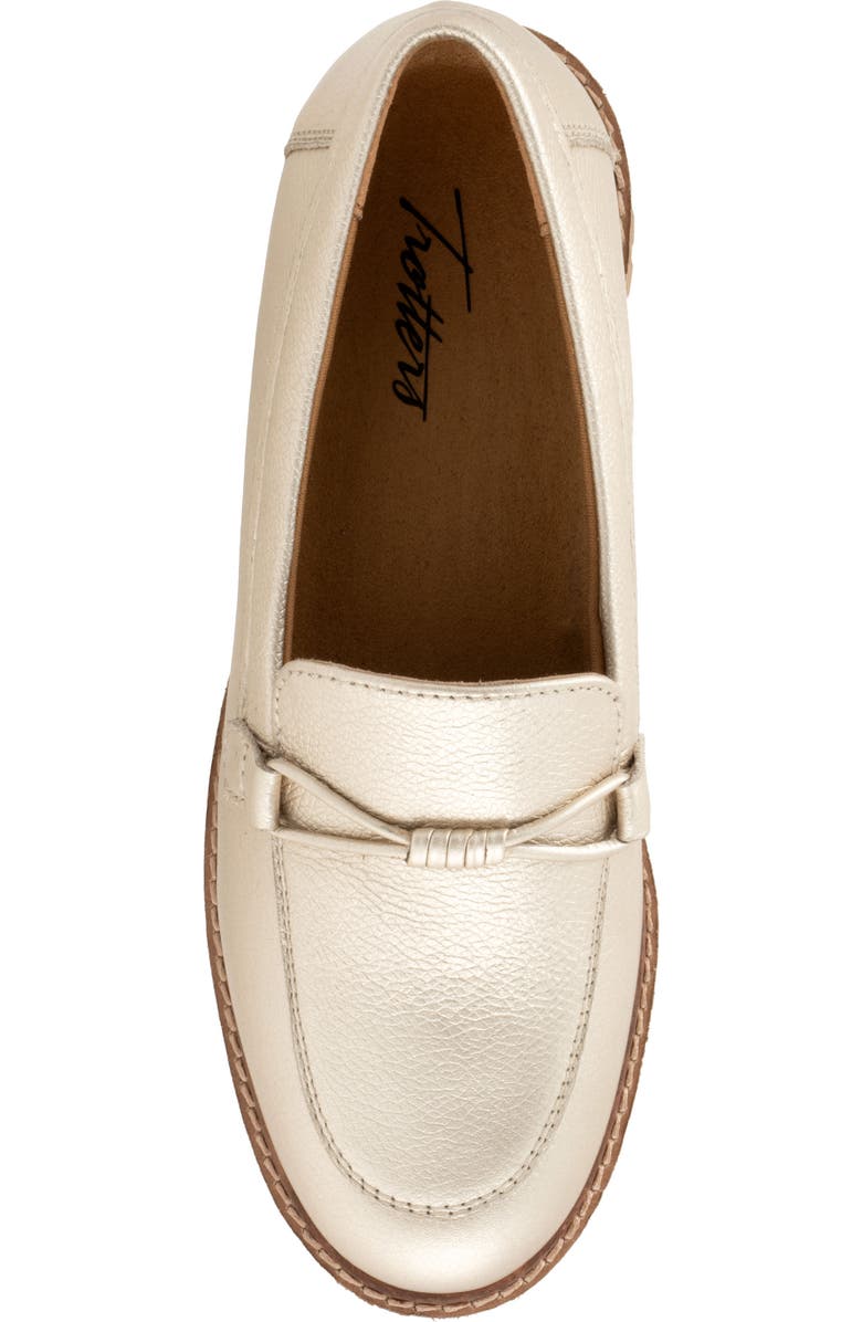 Trotters Fiora Loafer, Alternate, color, Champagne