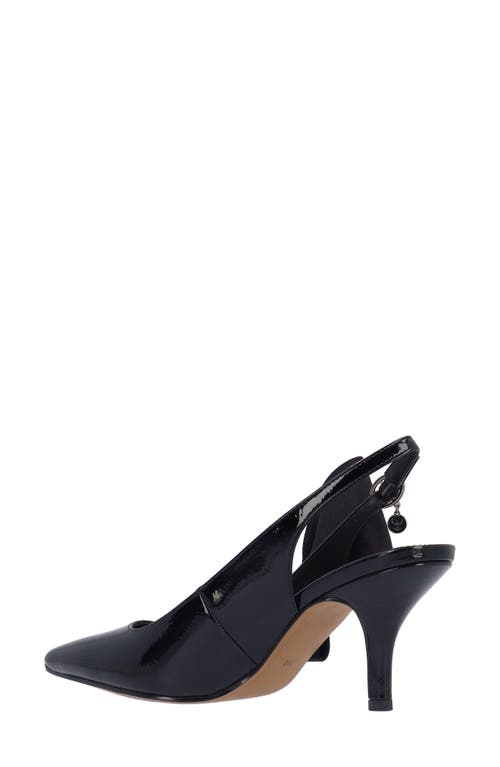 J. Reneé Rowin Slingback Pointed Toe Pump In Black