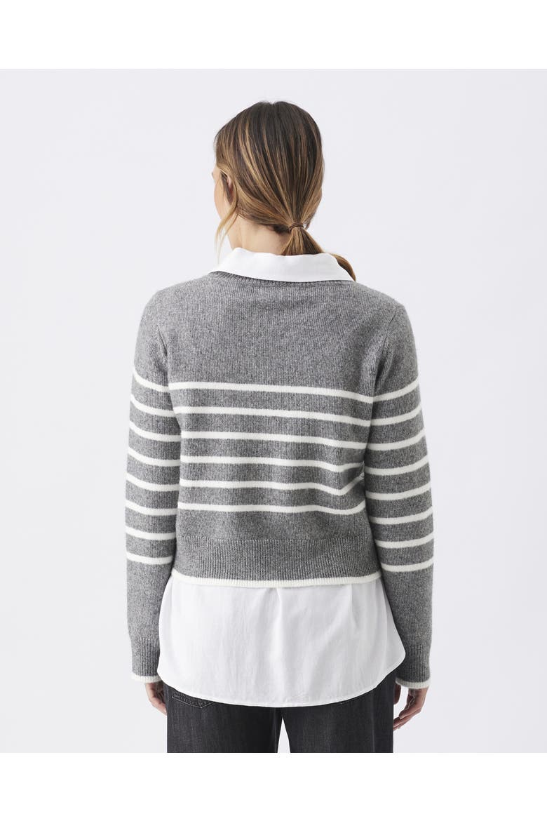 Montana Knit, Alternate, color, Grey Marle / White