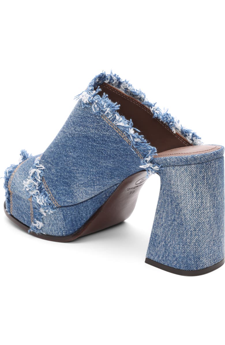 Ash Maui Denim Platform Slide Sandal, Alternate, color,