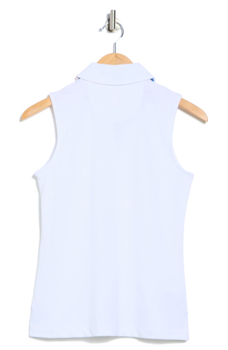 Tommy Bahama Paradise Piqué Sleeveless Polo, Alternate, color, White