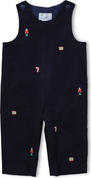 Florence Eiseman Corduroy Longall With Allover Embroidery