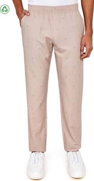 CON.STRUCT Regular Fit Golf Ball Print Drawstring Recycled Performance Golf Pants