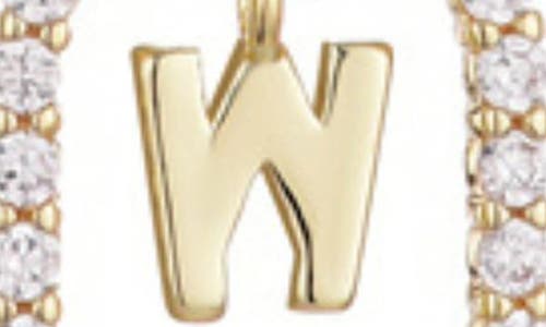 Adornia Floating Letter Initial Cubic Zirconia Pendant Necklace