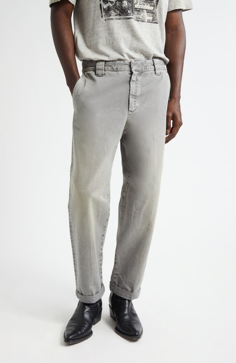 Golden Goose Journey Cotton Chinos, Main, color, Grey