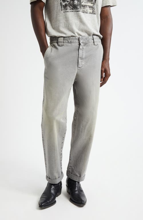 Golden Goose Journey Cotton Chinos In Gray