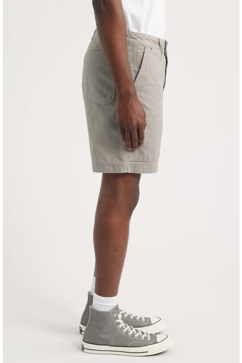 Courier Craft Canvas Shorts, Alternate, color, DRIFTWOOD