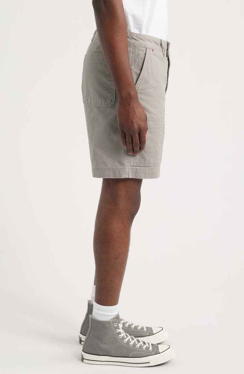 Imperfects Courier 7-Inch Canvas Shorts, Alternate, color, Driftwood