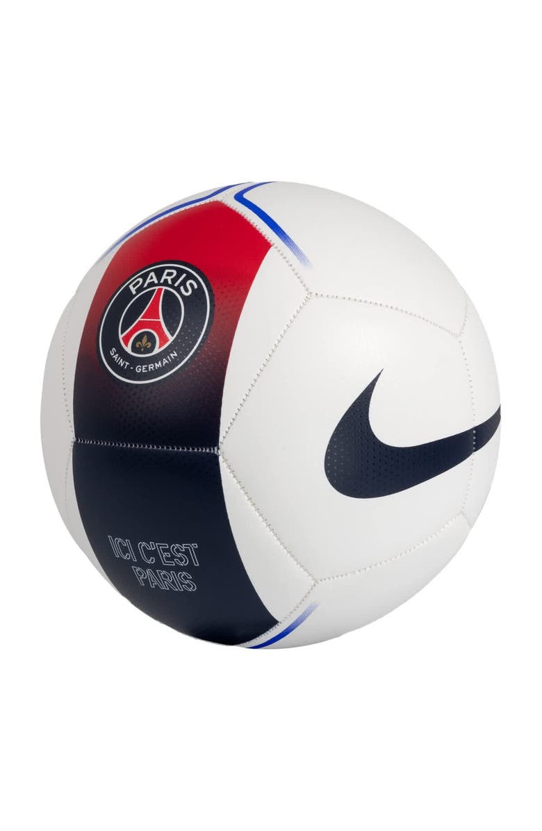 Nike Paris Saint-Germain 2025 Pitch Soccer Ball, Main, color, White