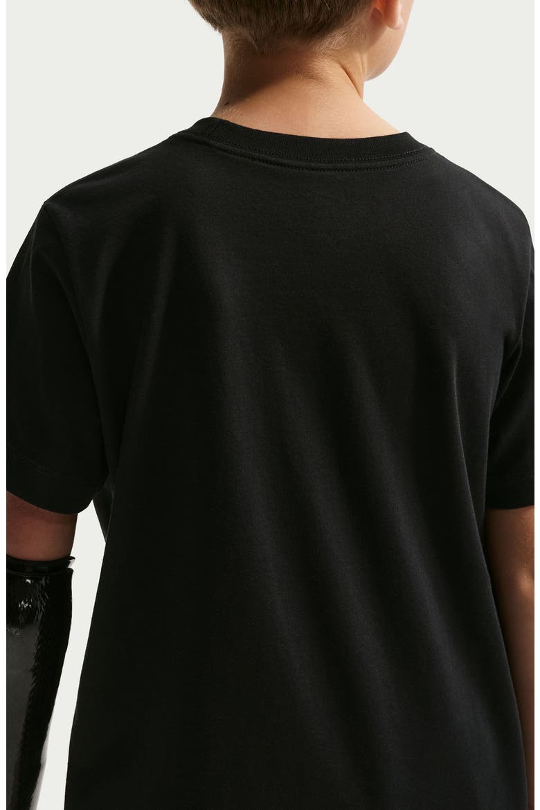 Kids' Wordmark Cotton Graphic T-Shirt, Alternate, color, BLACK