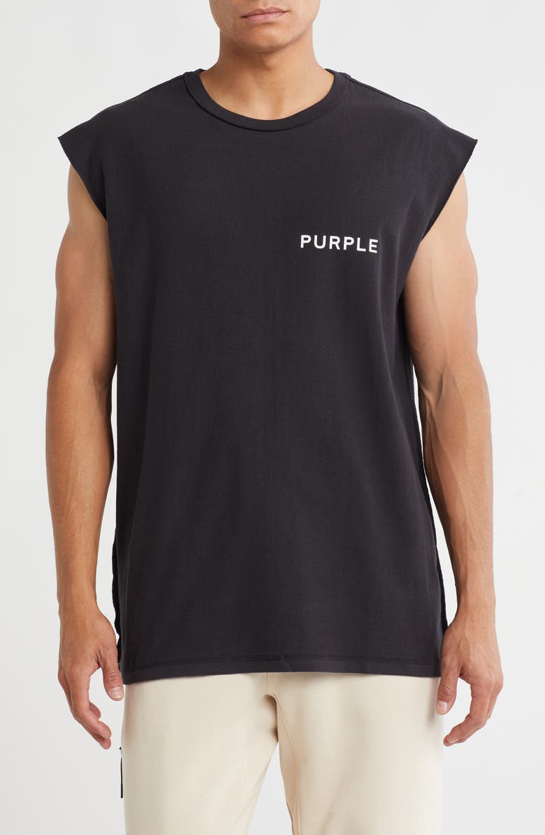 PURPLE BRAND Inside Out Graphic Muscle T-Shirt, Main, color,