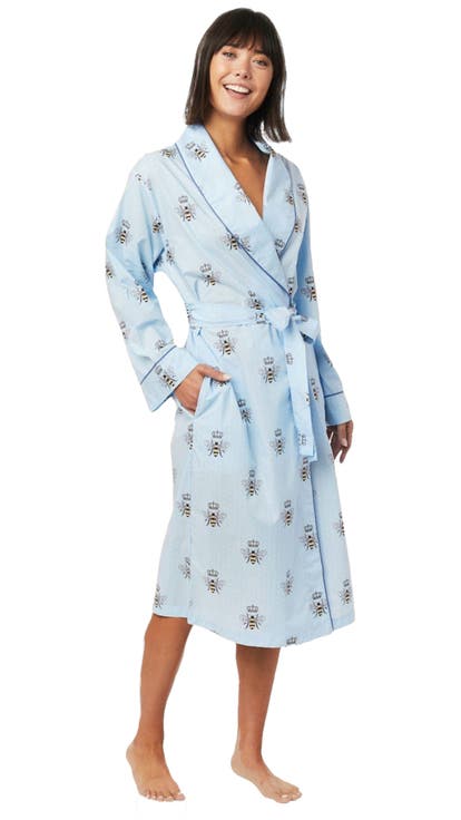 Flannel Shawl Collar Robe