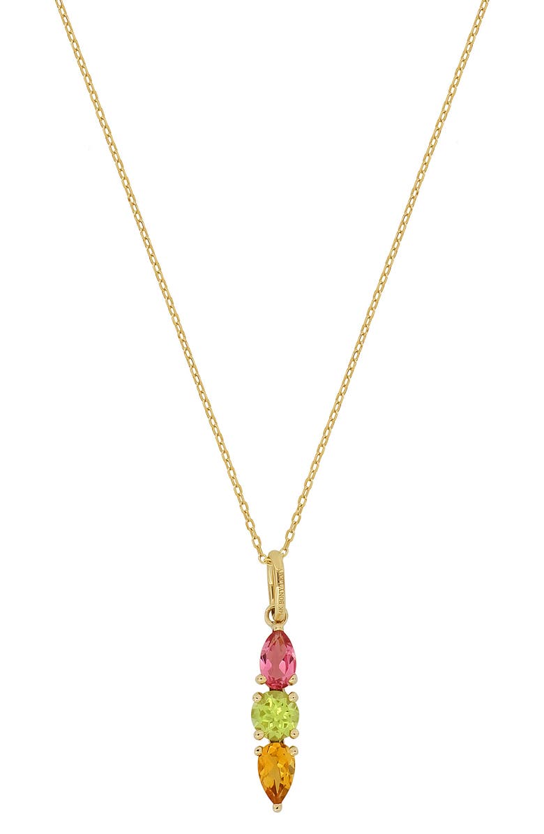 Bony Levy Bar Pendant Necklace, Main, color, 14K Yellow Gold