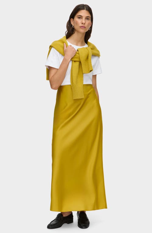 Aligne Harris Bias Cut Skirt In Yellow