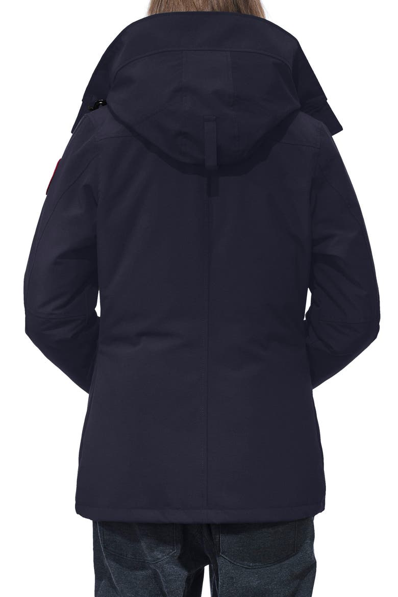 'Rideau' Slim Fit Down Parka, Alternate, color, ADMIRAL BLUE