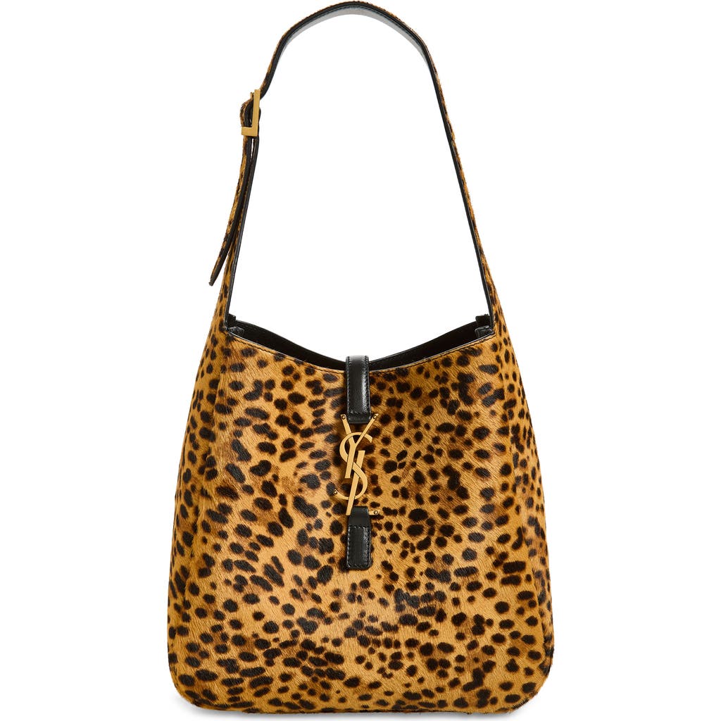 Saint Laurent Small Le 5 à 7 Shoulder Bag in 2790 Beige Noir at Nordstrom